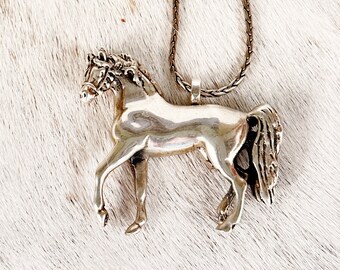 Horse Necklace, Cowgirl Jewelry, Western Jewelry