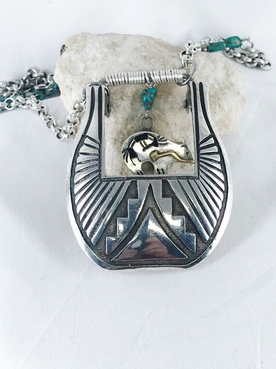 Western Jewelry, Sterling Silver Necklace, Belt Buckle  display picture 3