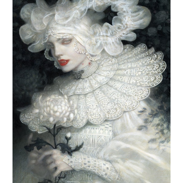 Lucy Westenra Illustrated Art Print