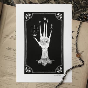 Hand of Mysteries Fine Art Giclee Print