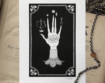 Hand of Mysteries Fine Art Giclee Print