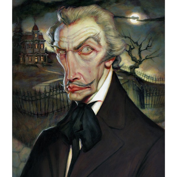 Vincent Illustrated Art Print