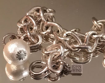 John Wind "Cotton Pearl" Chain Necklace