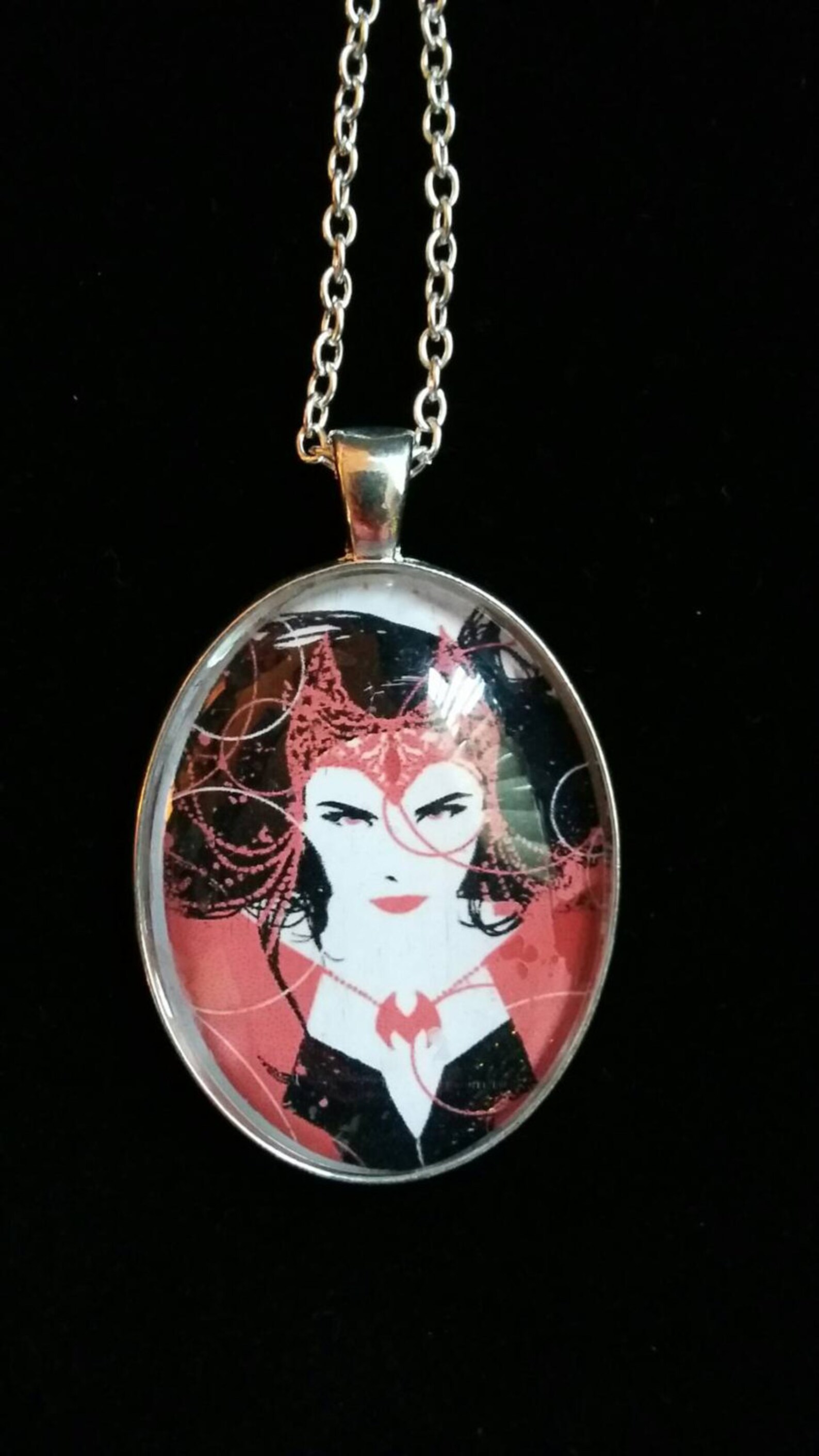 Scarlet Witch Cameo Necklace  Etsy