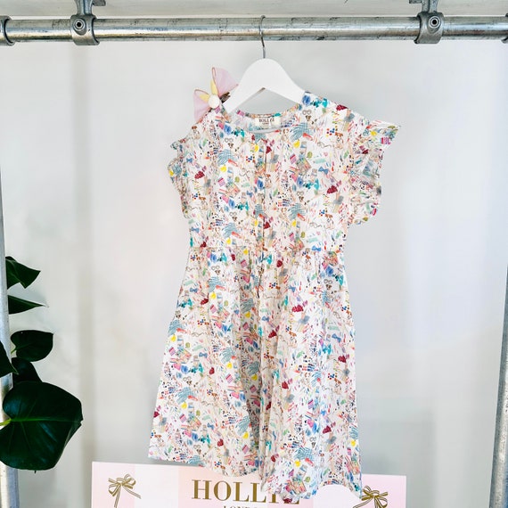Girls' Liberty Print Butterfly Dress