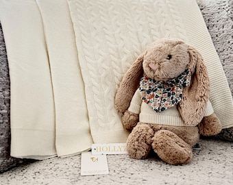 Pure Cashmere Baby Blanket – HOLLYZ, Ultra-Soft Knit