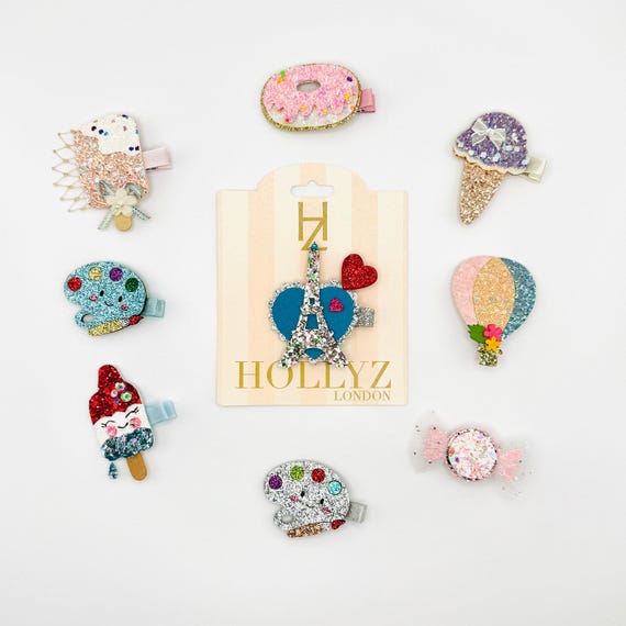 Fun & Cute Accessories for Kids - Ice Cream, Donut, Eiffel Tower