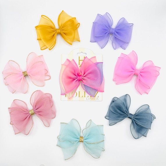HOLLYZ Organza Hair Bows
