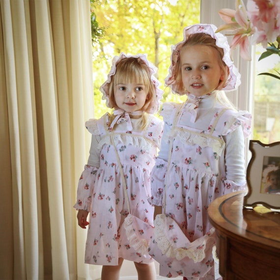 Sateen Cotton Print Coverall And Dress Up Set