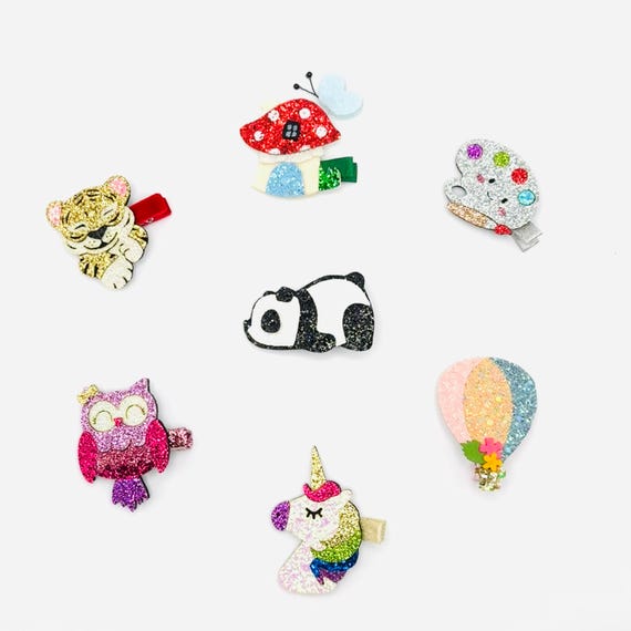 Handmade Glitter Hair Clips – Adorable Designs for Every Occasion