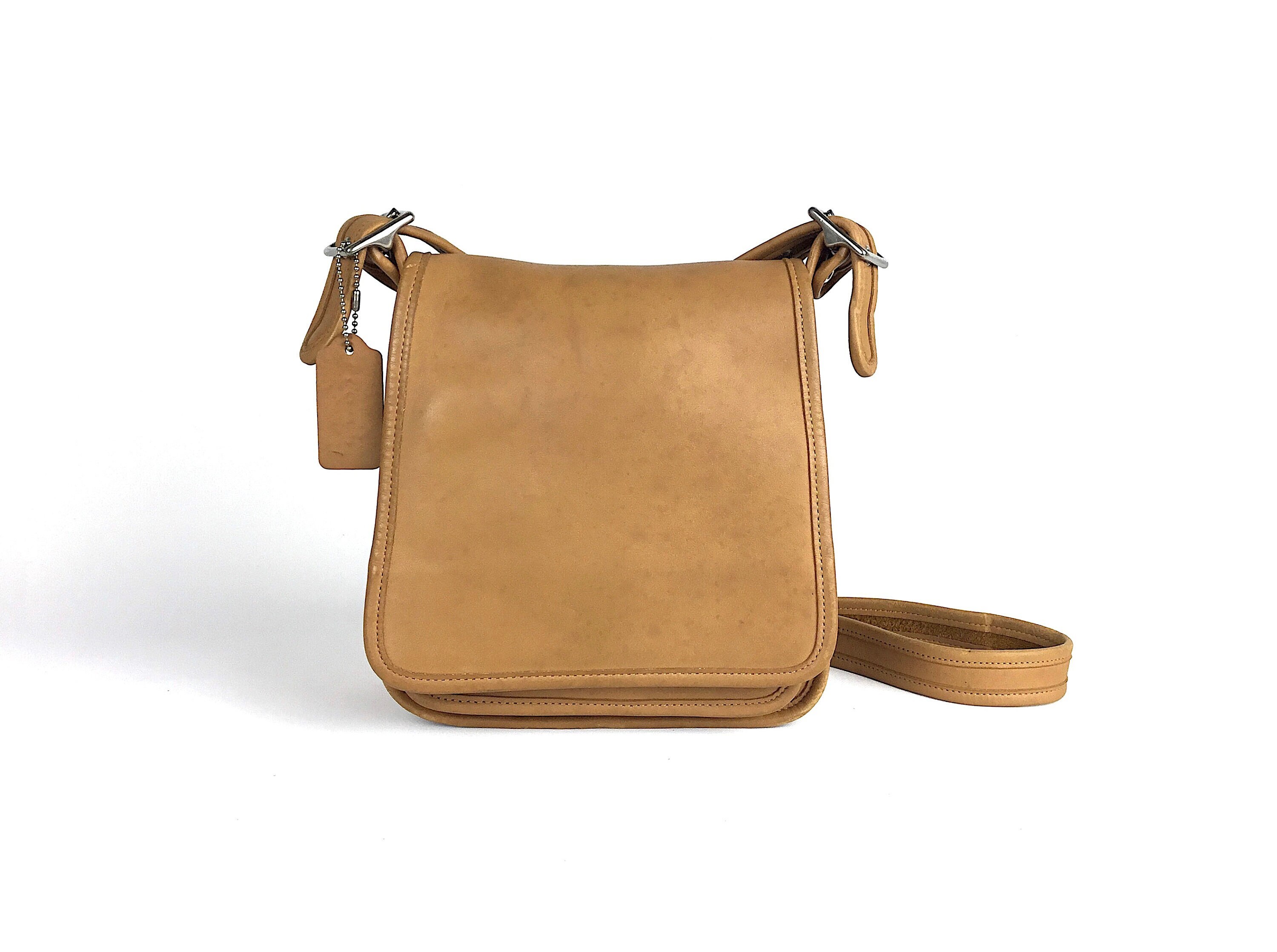 【U LAN】 Vintage Shoulder Bag Vintage COACH Legacy Studio Flap Purse Cross Body Bag Black