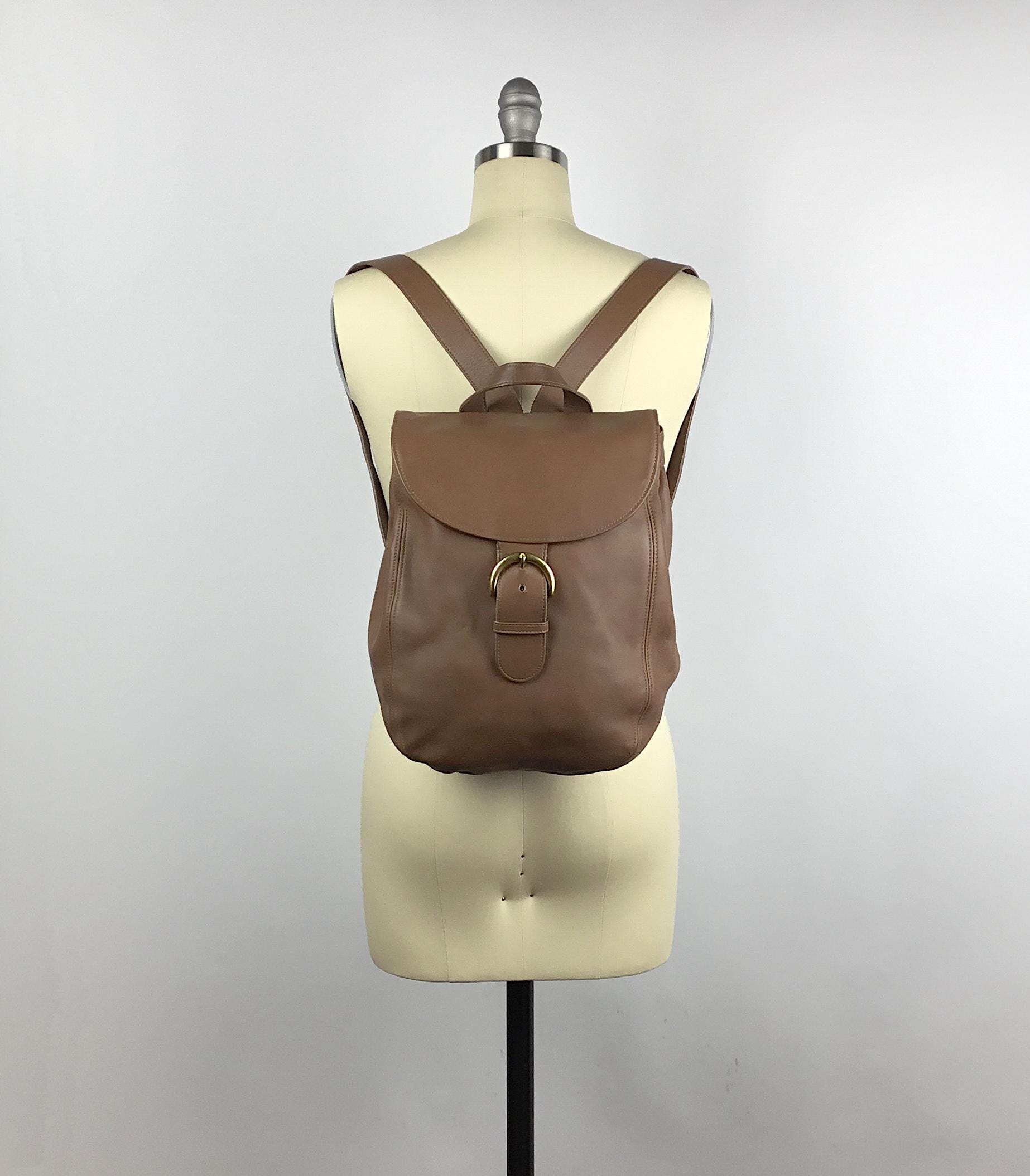 COACH Soho Buckle Backpack - 4134 Vintage COACH Soho Buckle 4134 British Tan Medium Brown  main image 2
