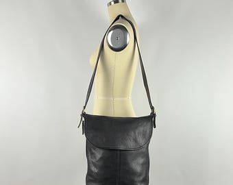 Vintage COACH Whitney Bag 4115 Black Gold Classic Genuine Leather