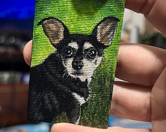 Pet Portrait Magnet: Personalized Memorial Gift