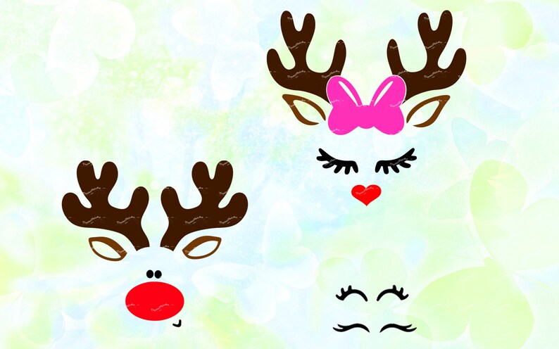 Download Deer boy deer girl Svg Dxf Eps Studio v3 PNG JPG Cut | Etsy