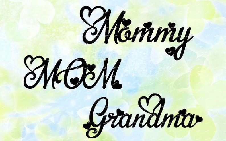 Free Free Mom Word Svg 301 SVG PNG EPS DXF File