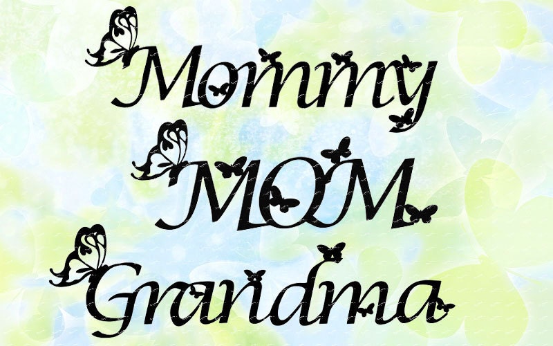 Download Word Mom Mothers day svg eps cdr png jpg File for cutting ...