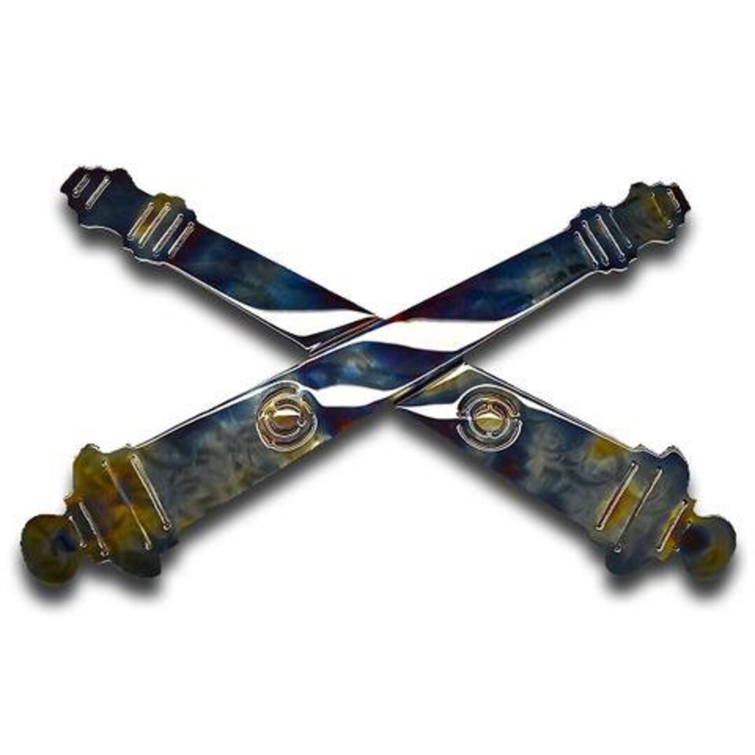 Field Artillery Insignia Crossed Cannons Etsy