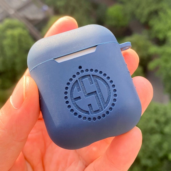 Silicone Airpod Case With Keychain Etsy