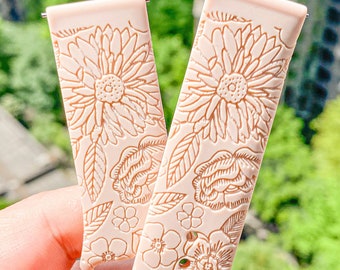 Vintage Flower silicone Samsung Galaxy Watch Band, Replacement watch strap, Personalized Fitbit versa 1 & 2 watch band