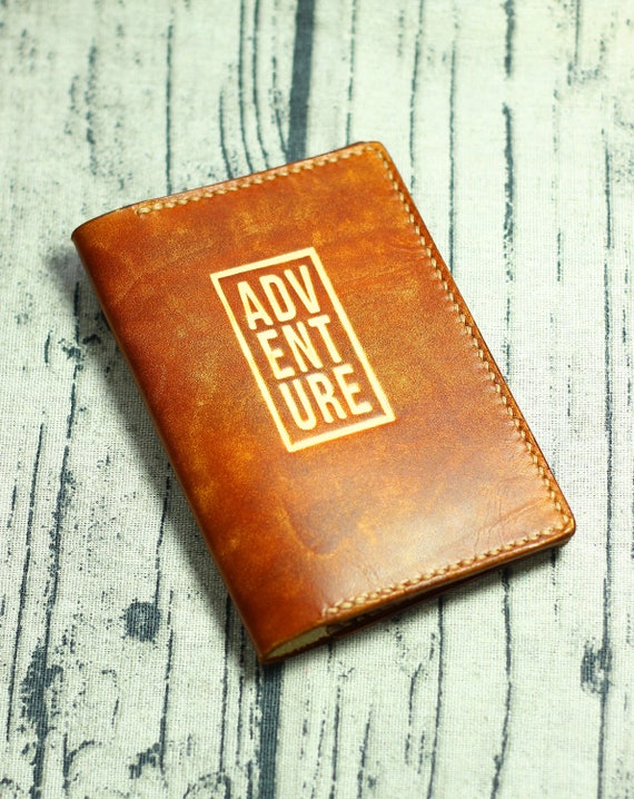 adventure passport cover leather passport wallet passport etsy