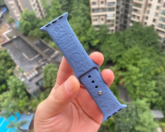 Stitch Ohana Means Family Apple Watch Band 38 40 41 42 44 45 49 Mm