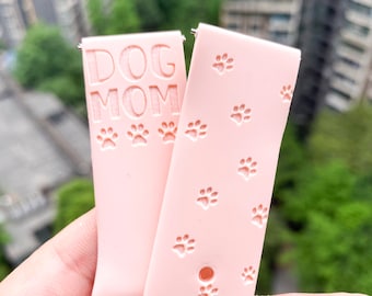 Hund Mama Silikon Armband für Samsung Galaxy, Ersatzarmband, personalisierte Fitbit Versa 1 & 2 Armband