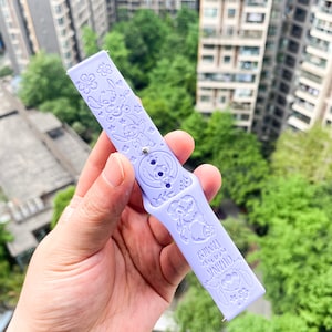 Stitch ohana means family silicone Samsung Galaxy Watch Band, Replacement watch strap, Personalized Fitbit versa 1 & 2 watch band image 3