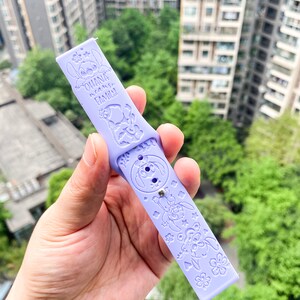 Stitch ohana means family silicone Samsung Galaxy Watch Band, Replacement watch strap, Personalized Fitbit versa 1 & 2 watch band image 4