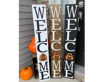4ft  Interchangeable 3D Welcome Porch Sign - Free Cut-out with Sign Purchase - Many Magnetic Pieces to Purchase for Holidays, Seasons & More