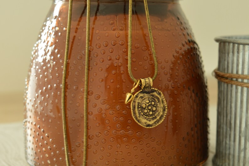 Antique Gold Coin Charm Pendant Necklace Jewelry Cheap Gift for Her Greek Coin Layering Medallion Necklace Bohemian Minimalist Jewelry