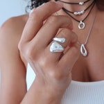 Silver Wrap Rings