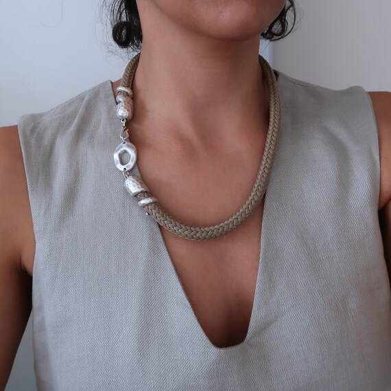 5 Collane In Corda Di Poliestere Marrone, Lunghezza 45,7 Cm, Gioielli Fai Da Te E Accessori Moda