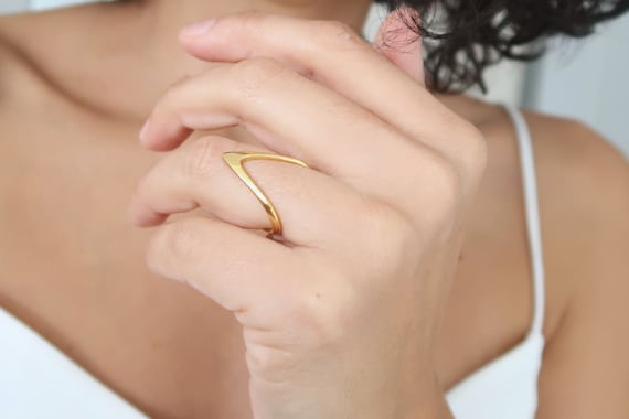 Rose Gold Plated Anti Tarnish Finger Ring with CZ Stone(Design5) – Kiasha
