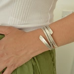 Silver Wrap Bracelets