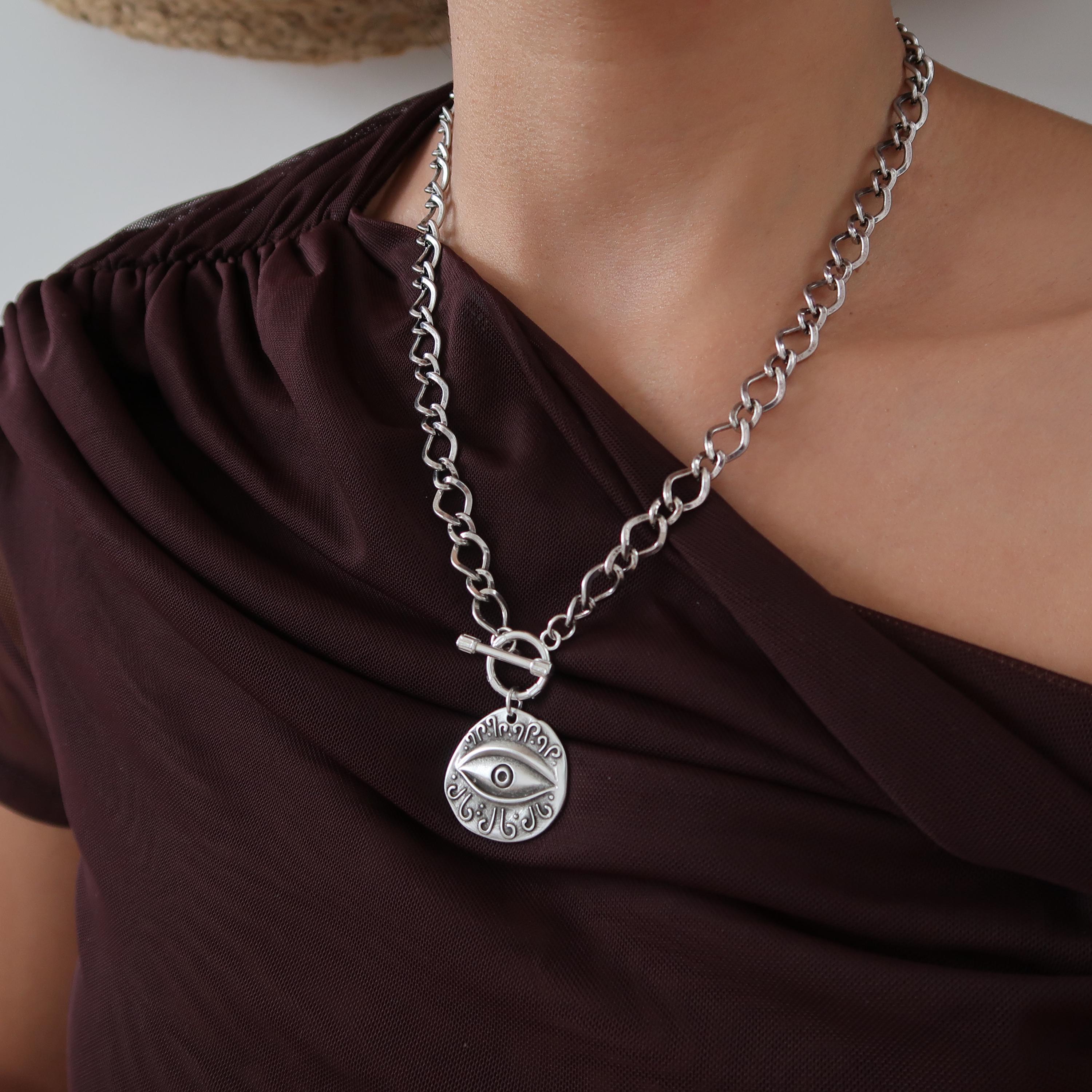 シェルペンダントネックレス ホワイトシェルペンダントネックレス - ゴールドシェルネックレス