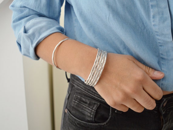 Circle engraved hotsell bangle