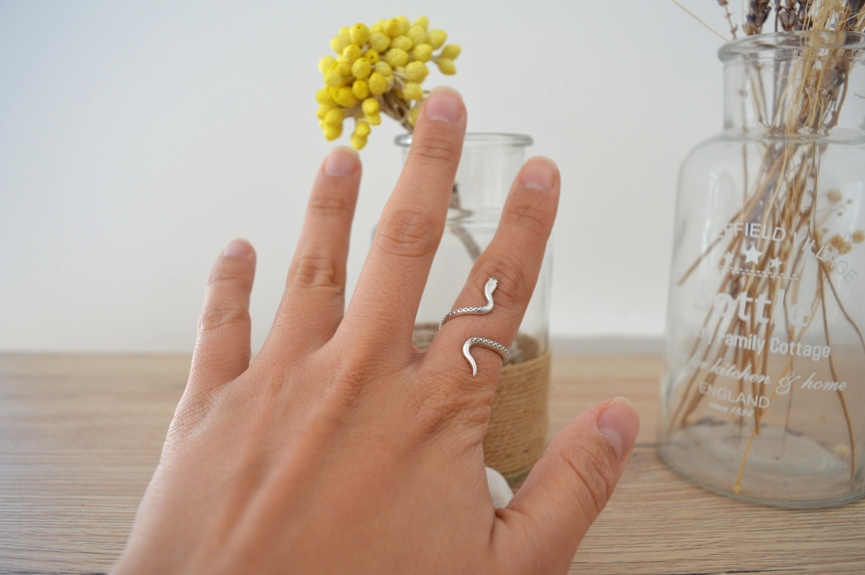 Boho Zilveren Snake Knuckle Midi Pinky Ring Cadeau voor Haar Zilver Stapelbare Dieren Ring Sieraden Ringen Midiringen Zilveren Verstelbare Ring 