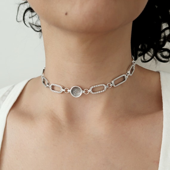 【2plan】24FW★ [LAN ARCHIVE] LAN Chain Choker Necklace 2plan】24FW☆ [LAN ARCHIVE] LAN Chain Choker Necklace 2PLAN