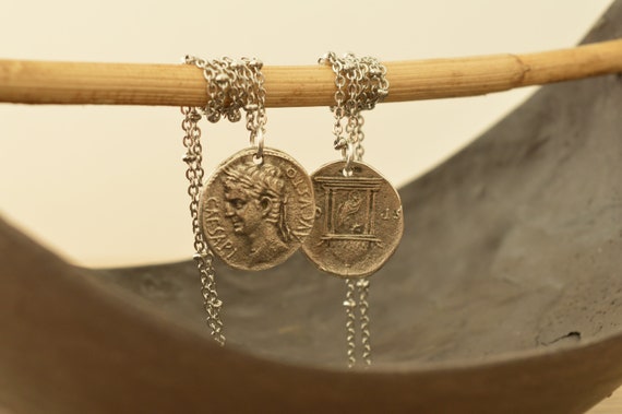 Jewelry made with roman coins deals