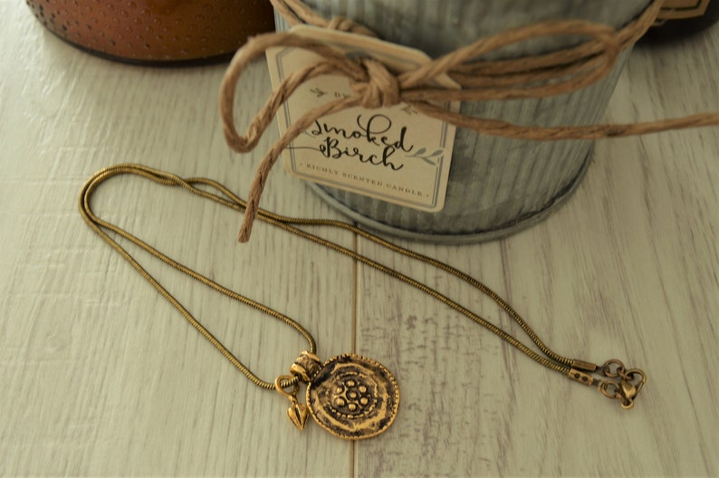 Antique Gold Coin Charm Pendant Necklace Jewelry Cheap Gift for Her Greek Coin Layering Medallion Necklace Bohemian Minimalist Jewelry