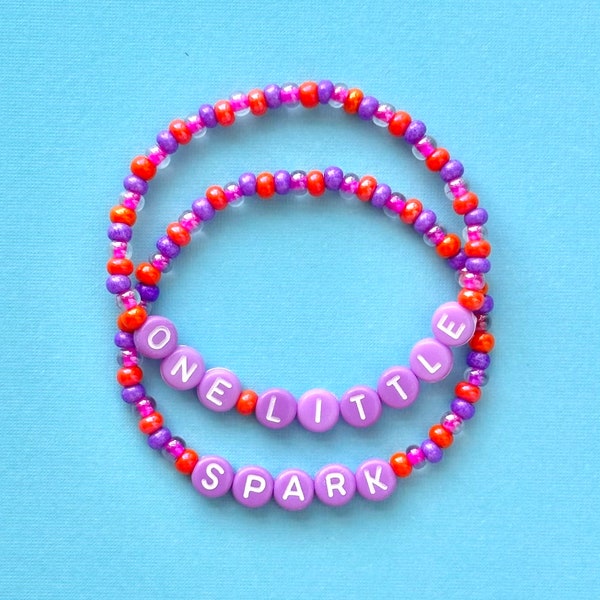 One Little Spark Bracelet Set, Figment Bracelet Set, Epcot Bracelets