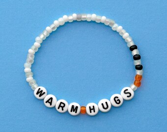 Warm Hugs Bracelet, Olaf Bracelet, Frozen Bracelet, Frozen Beaded Bracelet