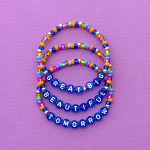 Carousel of Progress Bracelet Set, Great Big Beautiful Tomorrow Bracelet Stack
