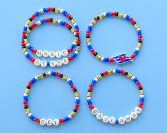 Disney Cruise Line Bracelets, DCL Bracelets, Cruise Jewelry