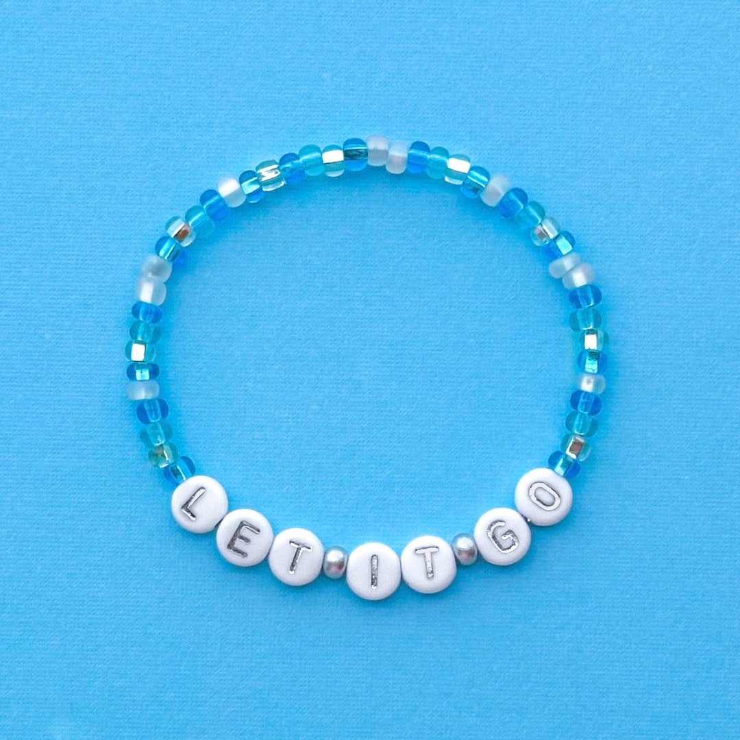 Let It Go Bracelet, Elsa Bracelet, Frozen Bracelet, Stacking Stretch ...