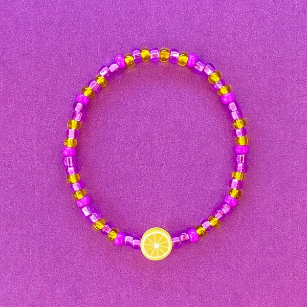 Violet Lemonade Bracelet, Epcot Flower & Garden Bracelet, Park Snacks