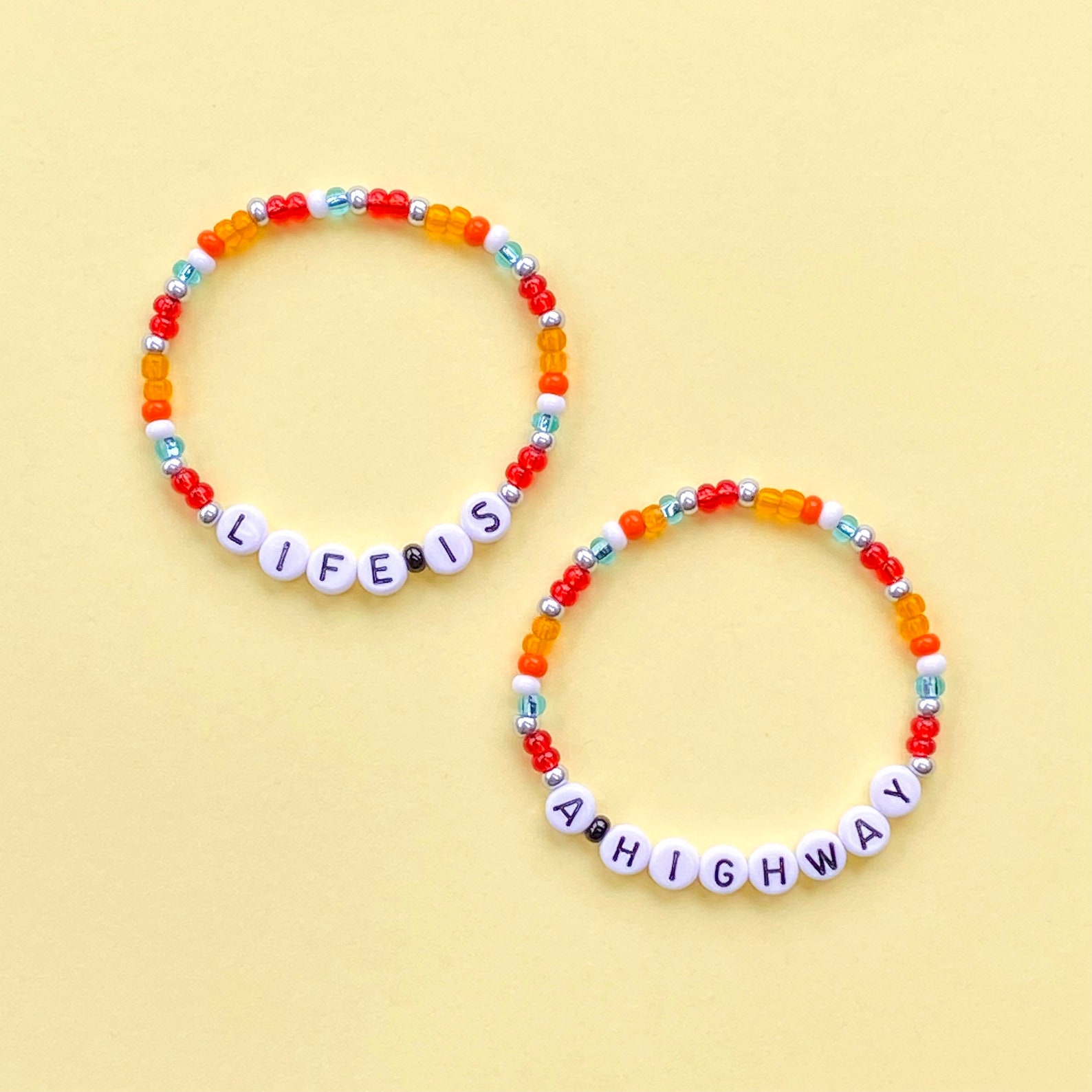 Cars Bracelet Set Stacking Stretch Bracelets Beaded Etsy