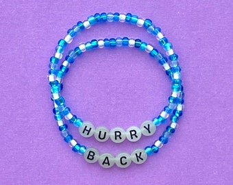 Hurry Back Bracelet Set, Stacking Stretch Bracelets, Haunted Mansion Bracelets, Layering Jewelry