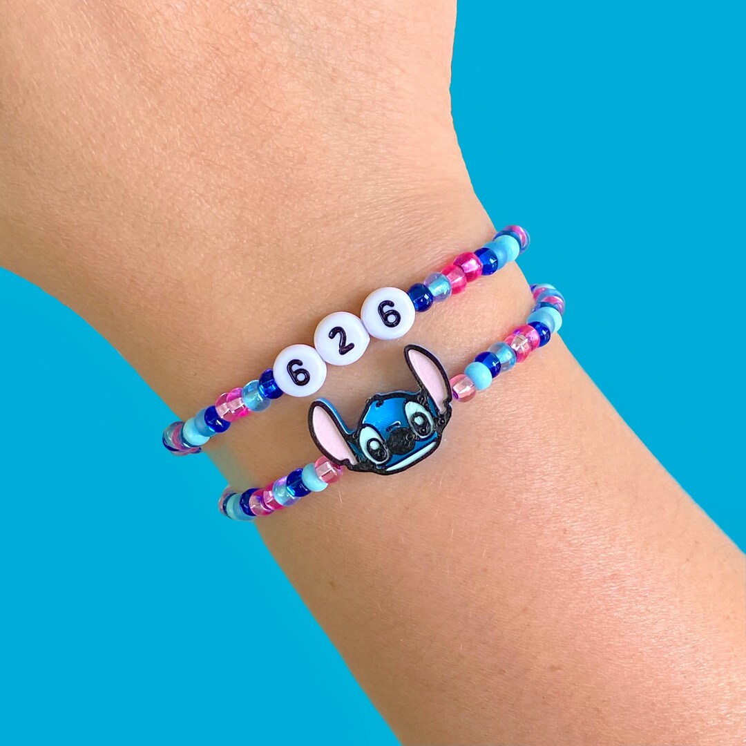 Stitch Bracelets, 626 Bracelets, Stacking Stretch Bracelets, Lilo and Stitch Bracelets - Etsy